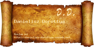 Danielisz Dorottya névjegykártya